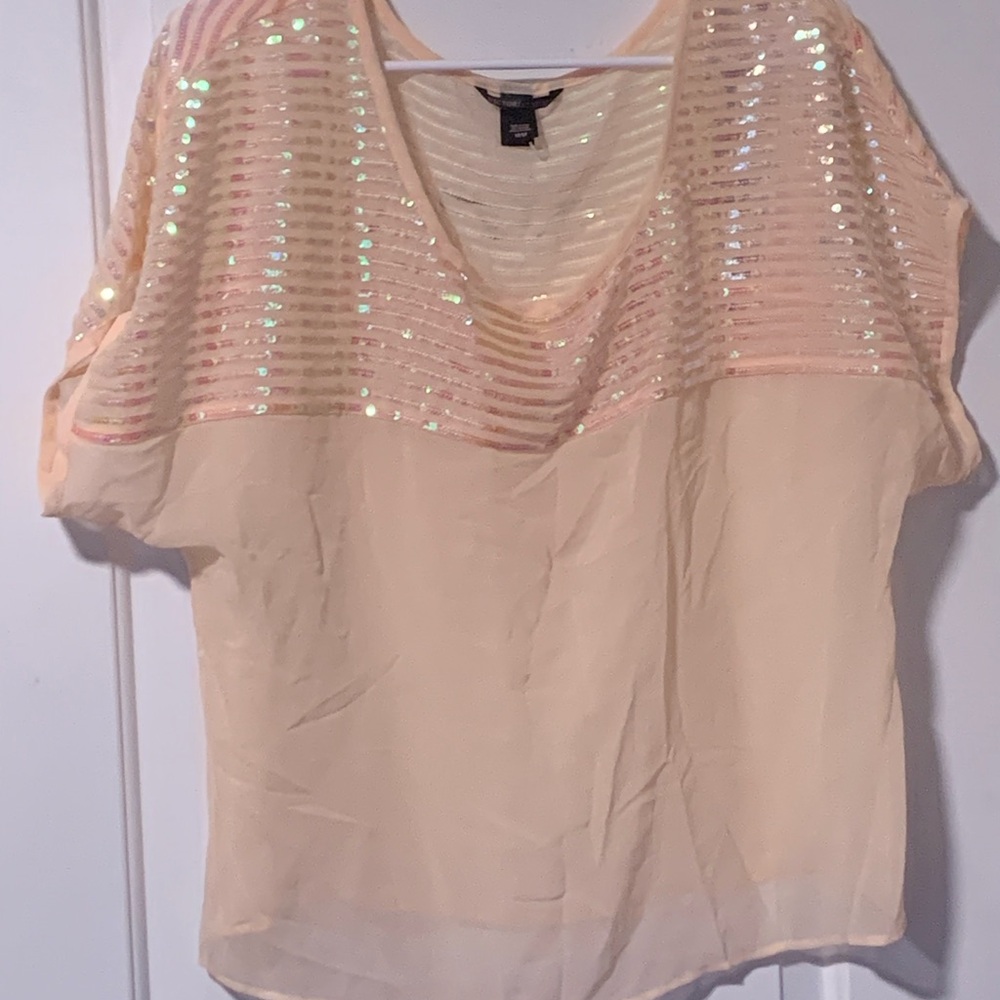 Sequin Embellished Victoria Secret Blouse